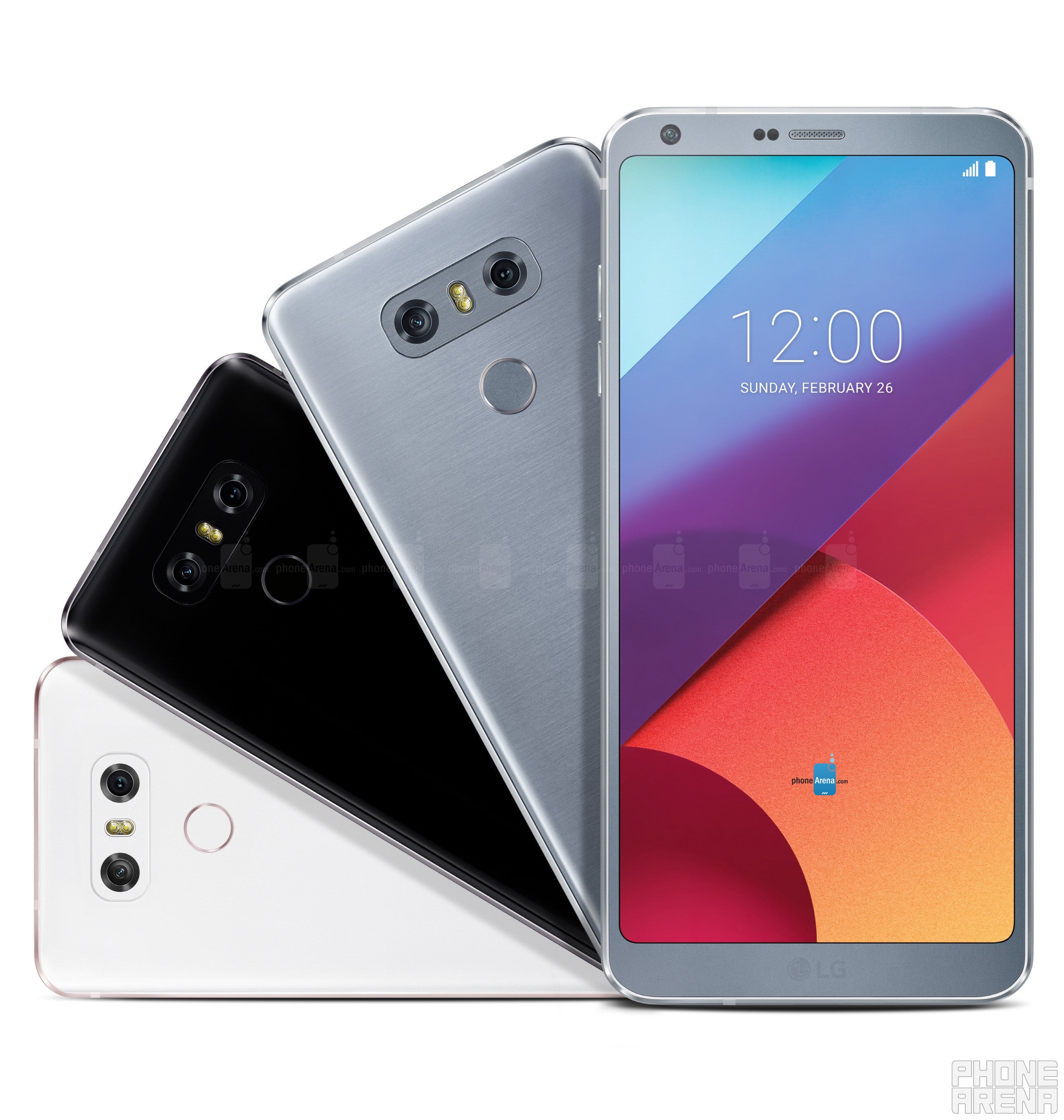 The LG G6 features an innovative FullVision display that&#039;s taller than that of most phones - What the Galaxy S8/S8+ and the LG G6 may look like next to an almost bezel-less iPhone 8