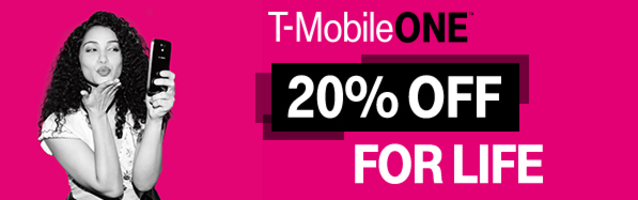 T-Mobile One's 20% Off For Life plan expires a week from Friday - T-Mobile's low-key 20% discount for T-Mobile One expires a week from Friday