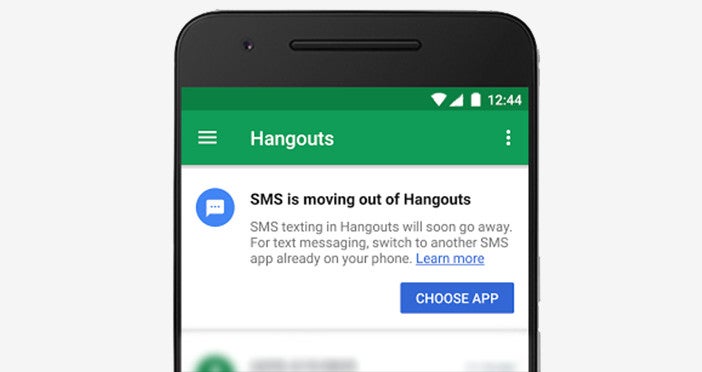 Google to ditch SMS support in Hangouts for Android effective May 22