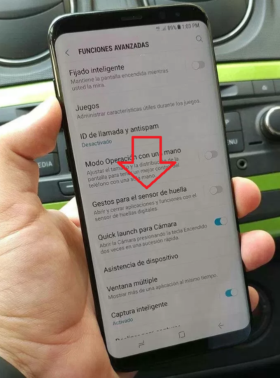 Samsung Galaxy S8&#039;s settings page hints that a gesture on the fingerprint scanner will open and close ap - Gestures used with the fingerprint scanner on the Samsung Galaxy S8/S8+ will open and close apps?