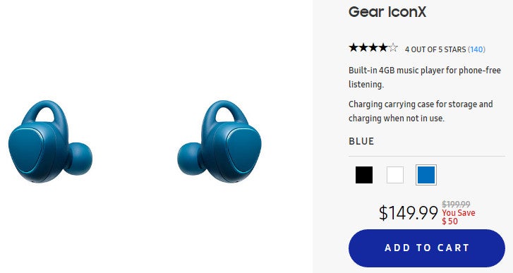 Deal: Samsung Gear IconX&#039;s price slashed by 25% for a limited time only