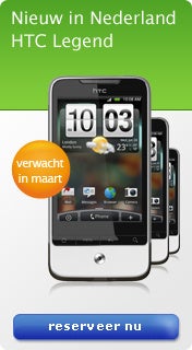 HTC Legend expected to go on sale in March according to Dutch web site