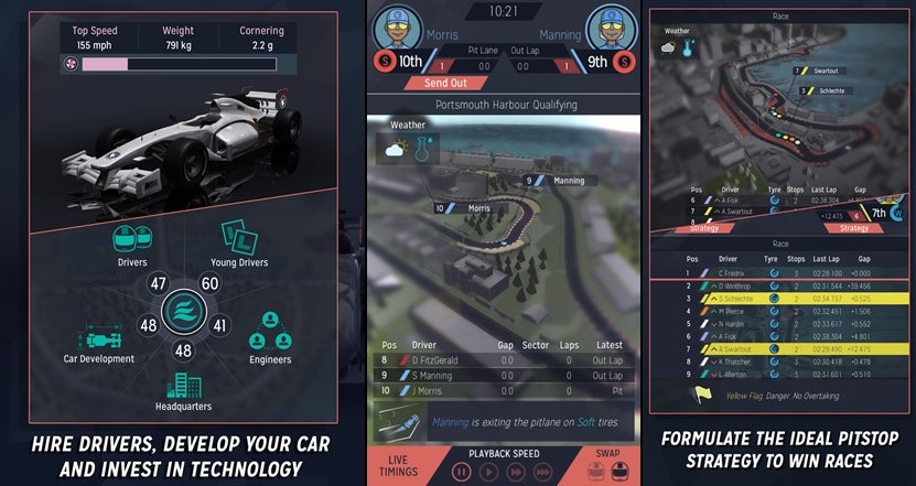 Motorsport Manager is free on Android right now, grab it while they're giving it away