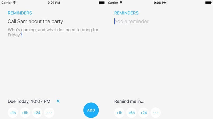 The quickest reminders app is also the best one