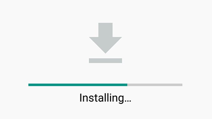 Android O new feature adds a progress bar when installing APKs