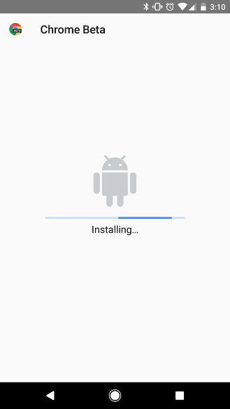 Android Nougat - Android O new feature adds a progress bar when installing APKs