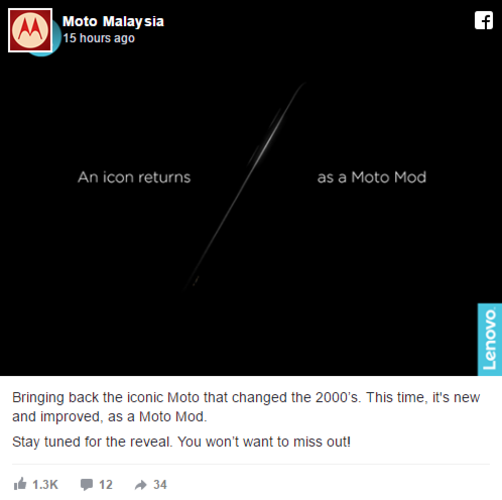 April Fool's prank or a real Moto Mod? - Is the Motorola RAZR Moto Mod real or an early April Fool's joke?