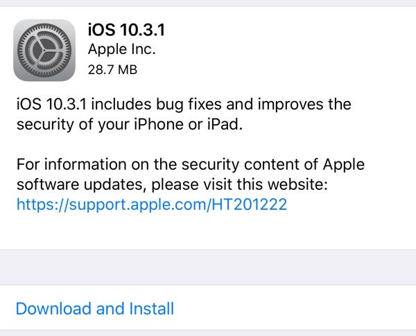 Apple releases iOS 10.3.1: See what&#039;s included in the new update
