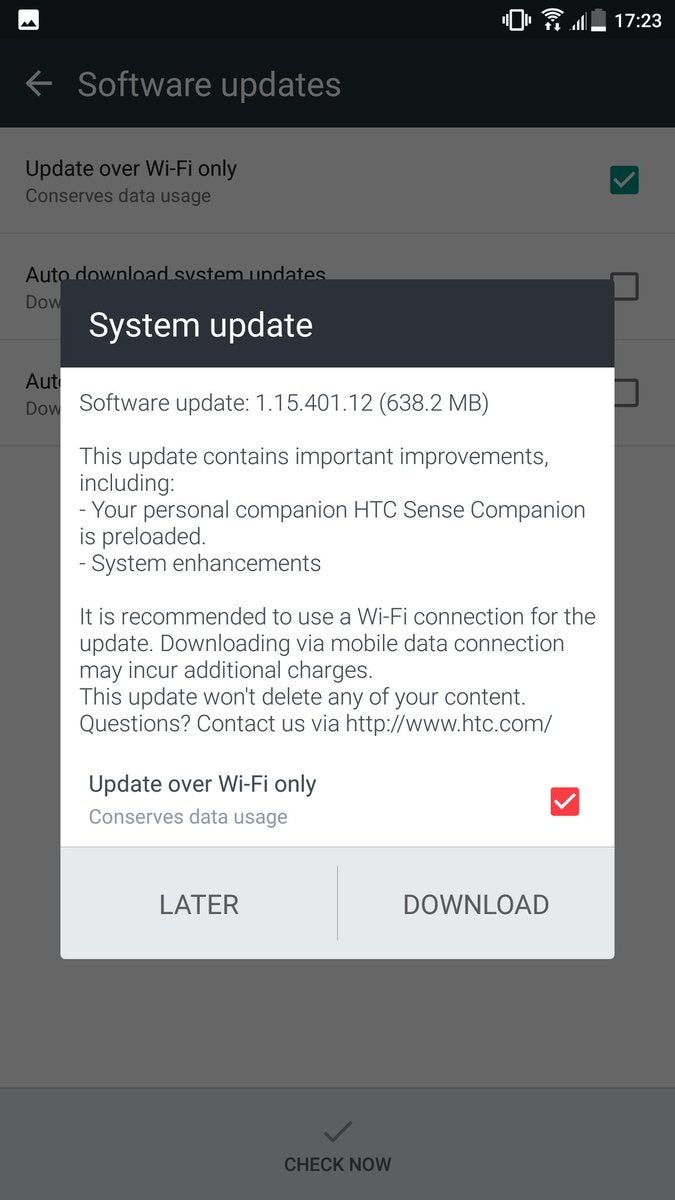 HTC U Ultra gets its first major software update