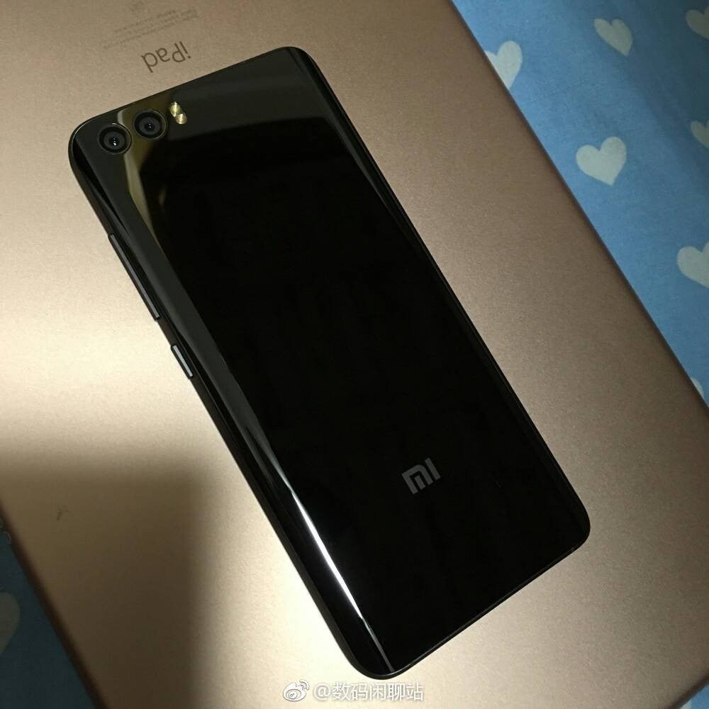 A purported photo of the Mi 6's back panel, showing off its dual camera - The Xiaomi Mi 6 will most likely be unveiled tomorrow (Update: Nope, April 19)