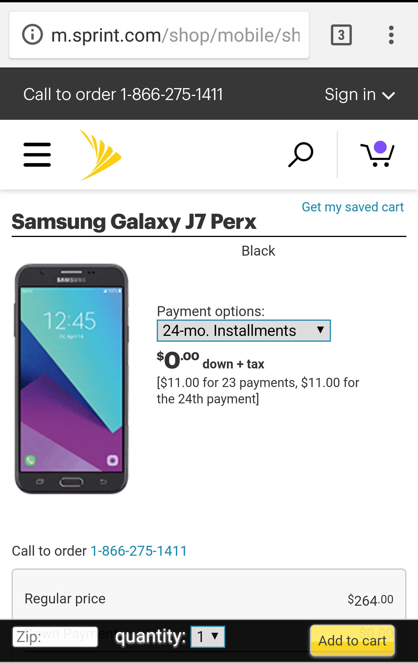 Samsung Galaxy J7 Perx goes live at Sprint, priced to sell for $265