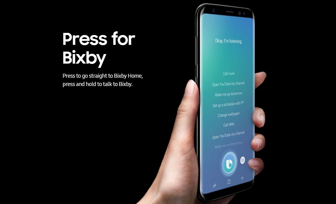 At launch, Samsung Galaxy S8 and S8+ will feature a crippled Bixby