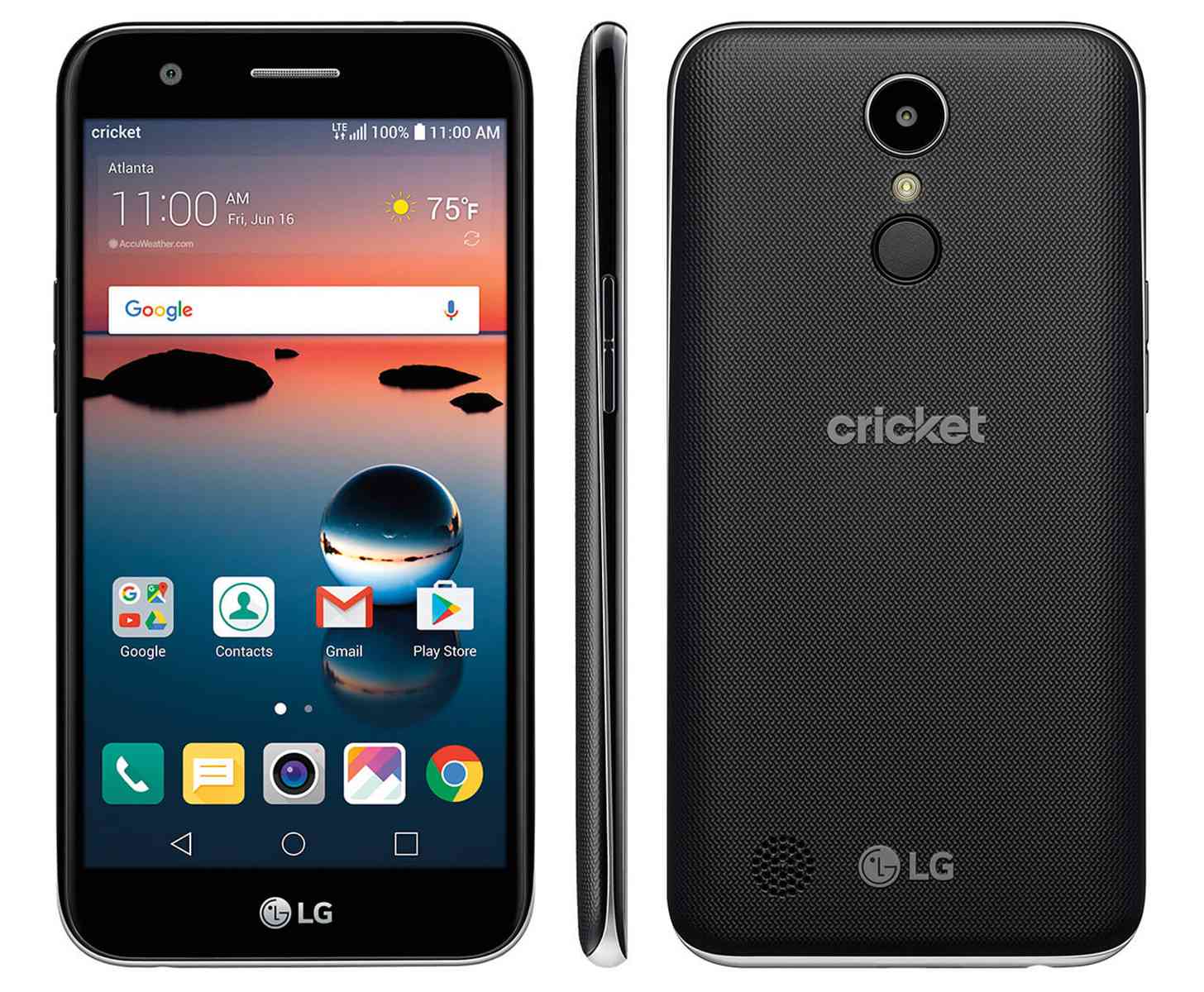 That's a lot of phone for $100! - $100 nets you a big screen and a fingerprint scanner if you get the new LG Harmony on Cricket