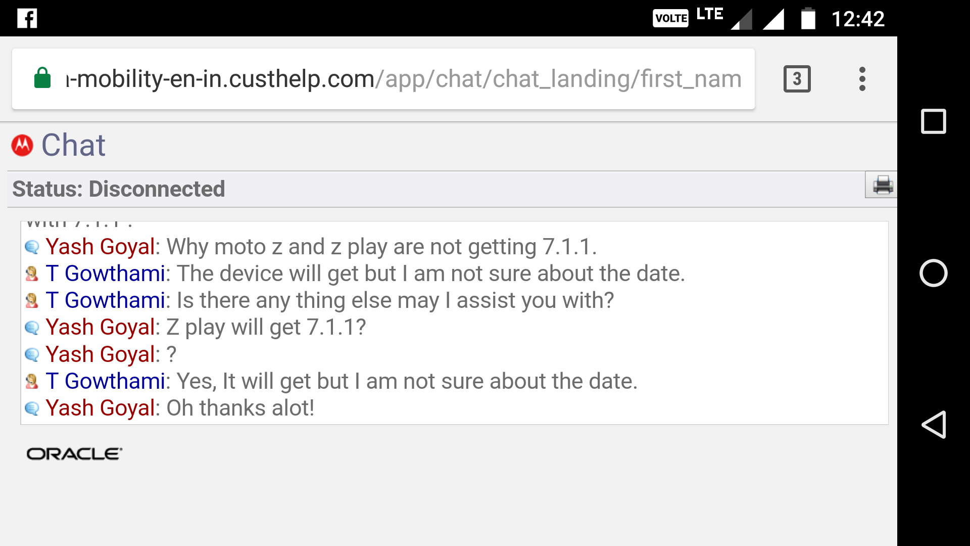 That's about as official as it gets at this point... - Moto Z Play to get Android 7.1.1 Nougat update, though Motorola doesn't know when