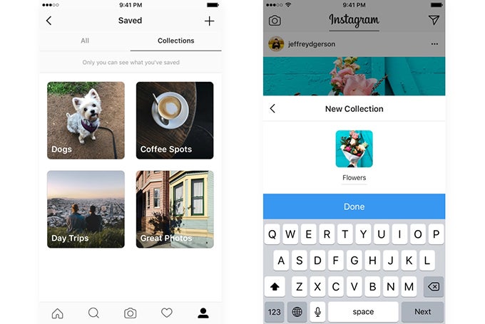 Instagram introduces Collections, puts Pinterest on top of its hit list