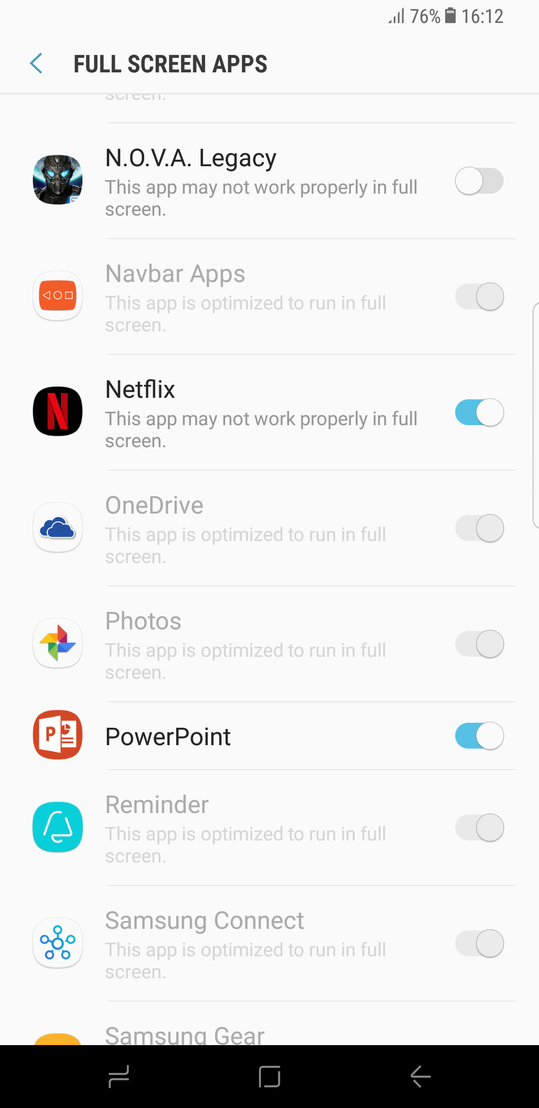 3rd party apps have to be added to the Full Screen compatibility list manually - You got cropped! Galaxy S8 and S8+ video display grief comes in stages, here's why