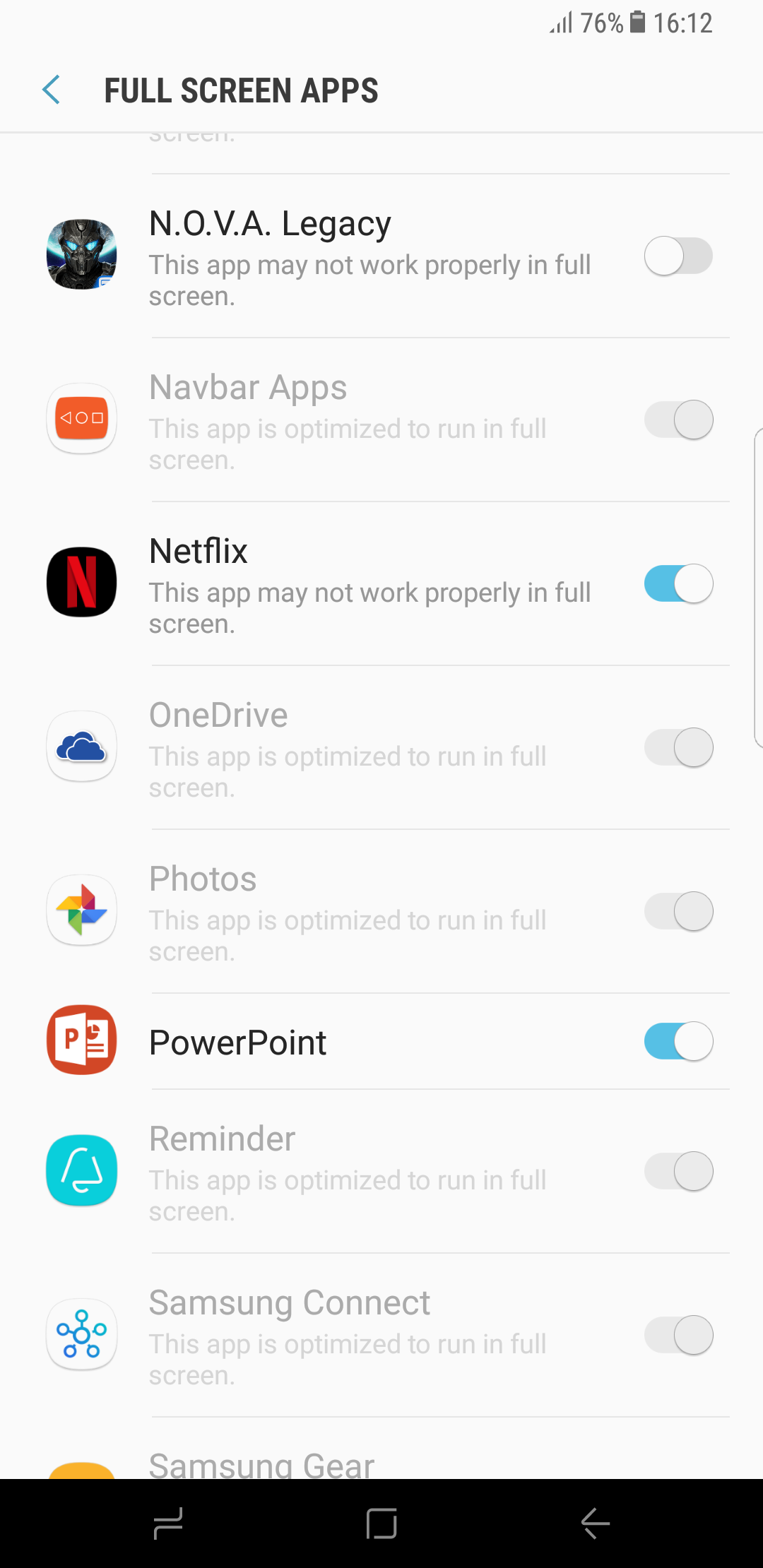 3rd party apps have to be added to the Full Screen compatibility list manually - You got cropped! Galaxy S8 and S8+ video display grief comes in stages, here&#039;s why