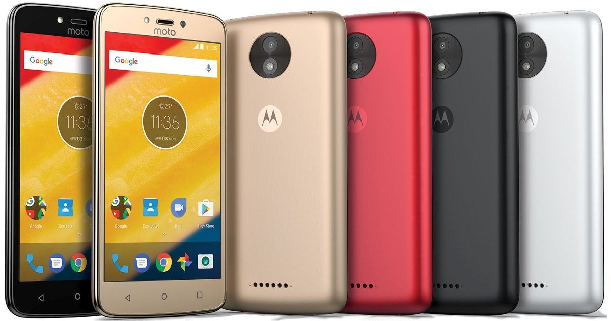 Purported press shots of the Motorola Moto C - Moto C and Moto C Plus certified in Russia ahead of official announcement