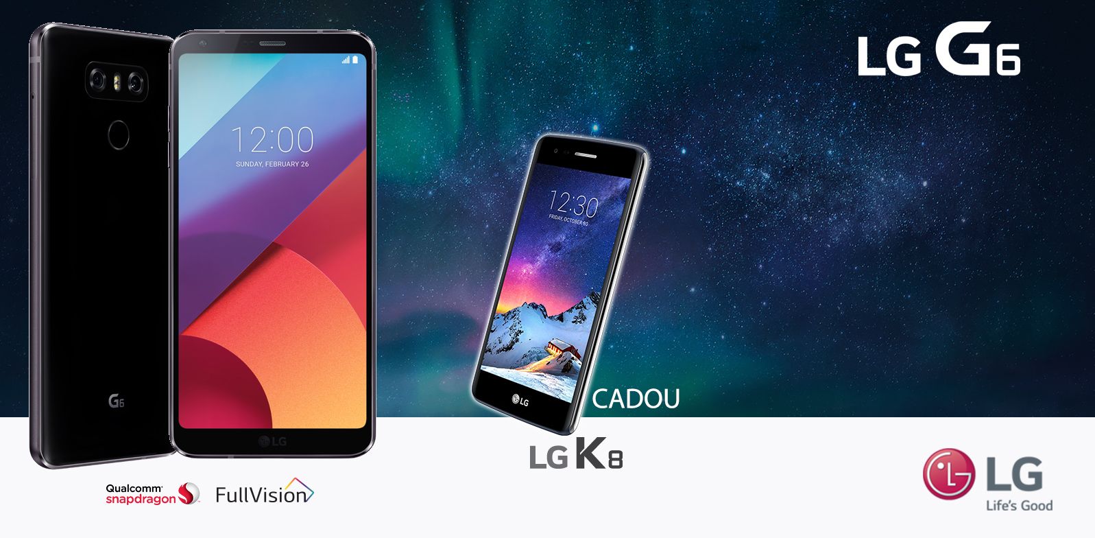 The LG K8 (2017) is bundled in with the purchase of an LG G6 in Germany, Spain and Romania - Deal: Buy the LG G6 and get a free LG K8 (2017) in some European markets