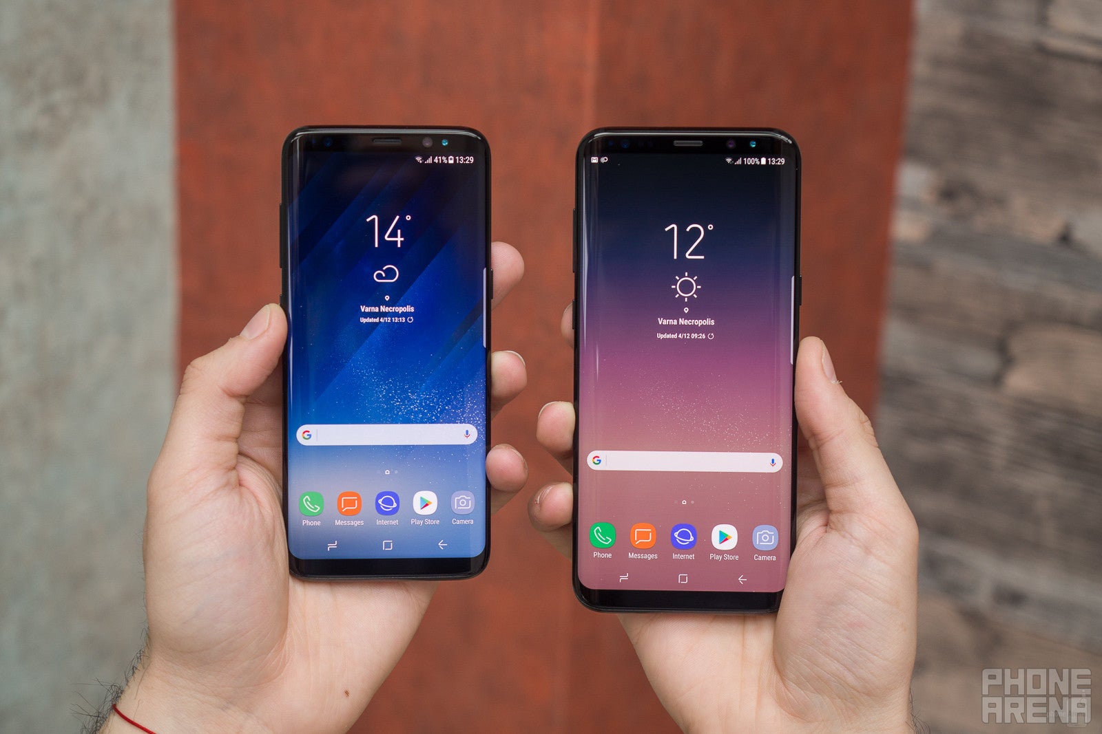 Galaxy S8 (left) vs Galaxy S8+ (right) - Samsung Galaxy S8 and S8+ Q&amp;A: Your questions answered