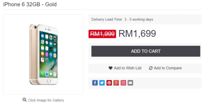 Iphone 6s best sale 3 32 price