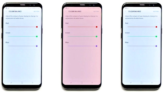 Samsung will aim to correct the reddish tint of some S8 screens with a software update this week - Samsung to roll out display color and Wi-Fi patches for the Galaxy S8 and S8+