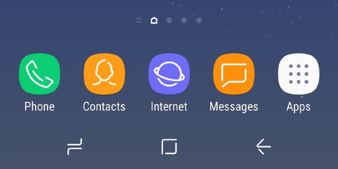 How to bring back the app drawer button on the Samsung Galaxy S8/S8+