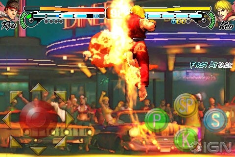 Street Fighter IV for the iPhone will test your thumbs
