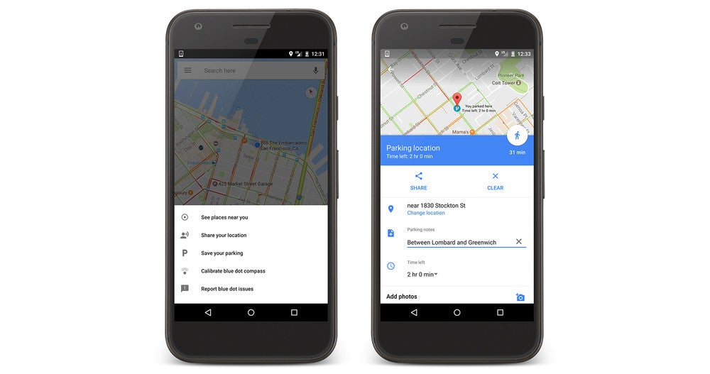 Google Maps now helps you remember where you parked your car