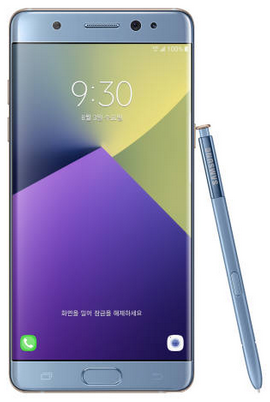 The Samsung Galaxy Note 7 in Blue Corral - Report: Samsung Galaxy Note 7R set for late June release in Korea priced at equivalent of $620 USD