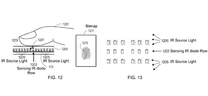 Apple&#039;s micro-LED screen patent shows in-built infrared diodes that support in-screen fingerprint reading - What&#039;s the future of LED displays? Apple already working on own micro-LED units, reports say