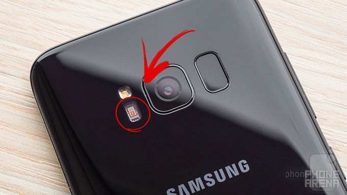 That heart rate sensor on the back of your Galaxy S8 can actually be useful for something