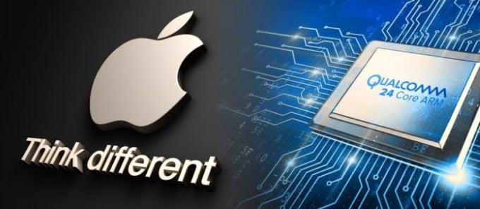 Qualcomm lowers its profit forecast, as Apple won't pay royalties