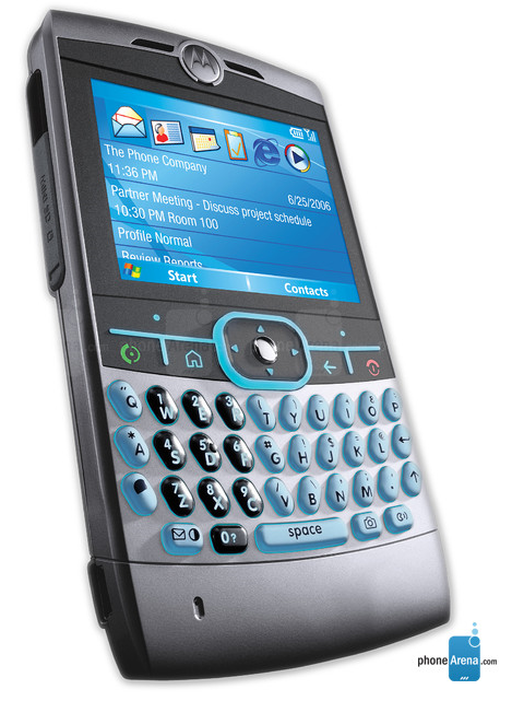 The Motorola Q, launched by Verizon in 2006 - One of Steve Jobs' usual suspects on January 9th 2007 was the Motorola Q