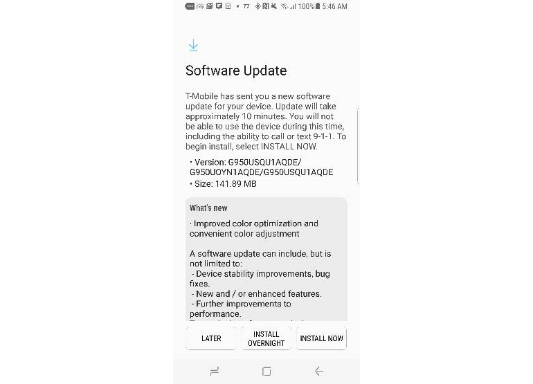 Galaxy S8 and S8+ update with fix for red tint issue starts rolling out in the US