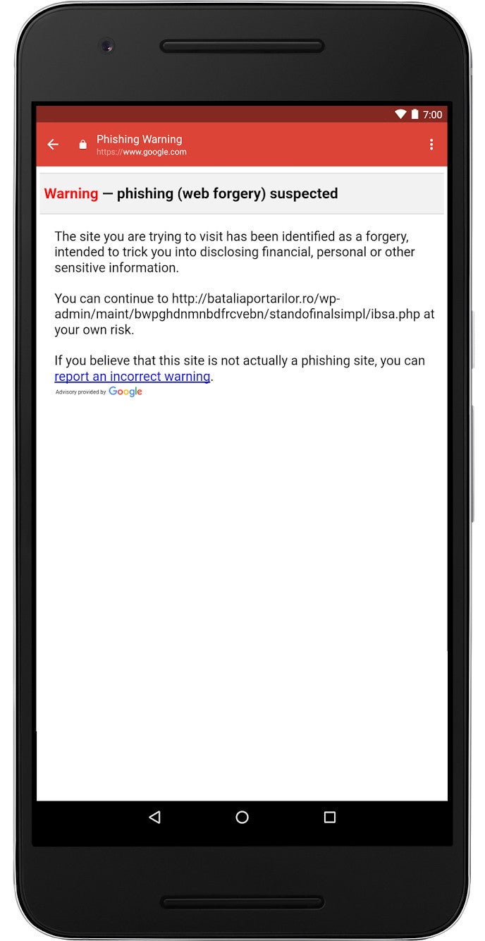 Google updates Gmail for Android with anti-phishing security checks