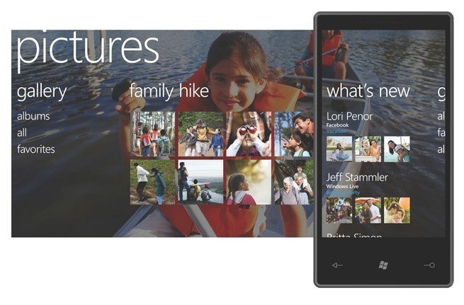 Windows Phone 7 Series as a Hub-based operating system
