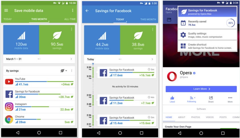 Opera Max 3.0 released with all new design, data savings for Facebook