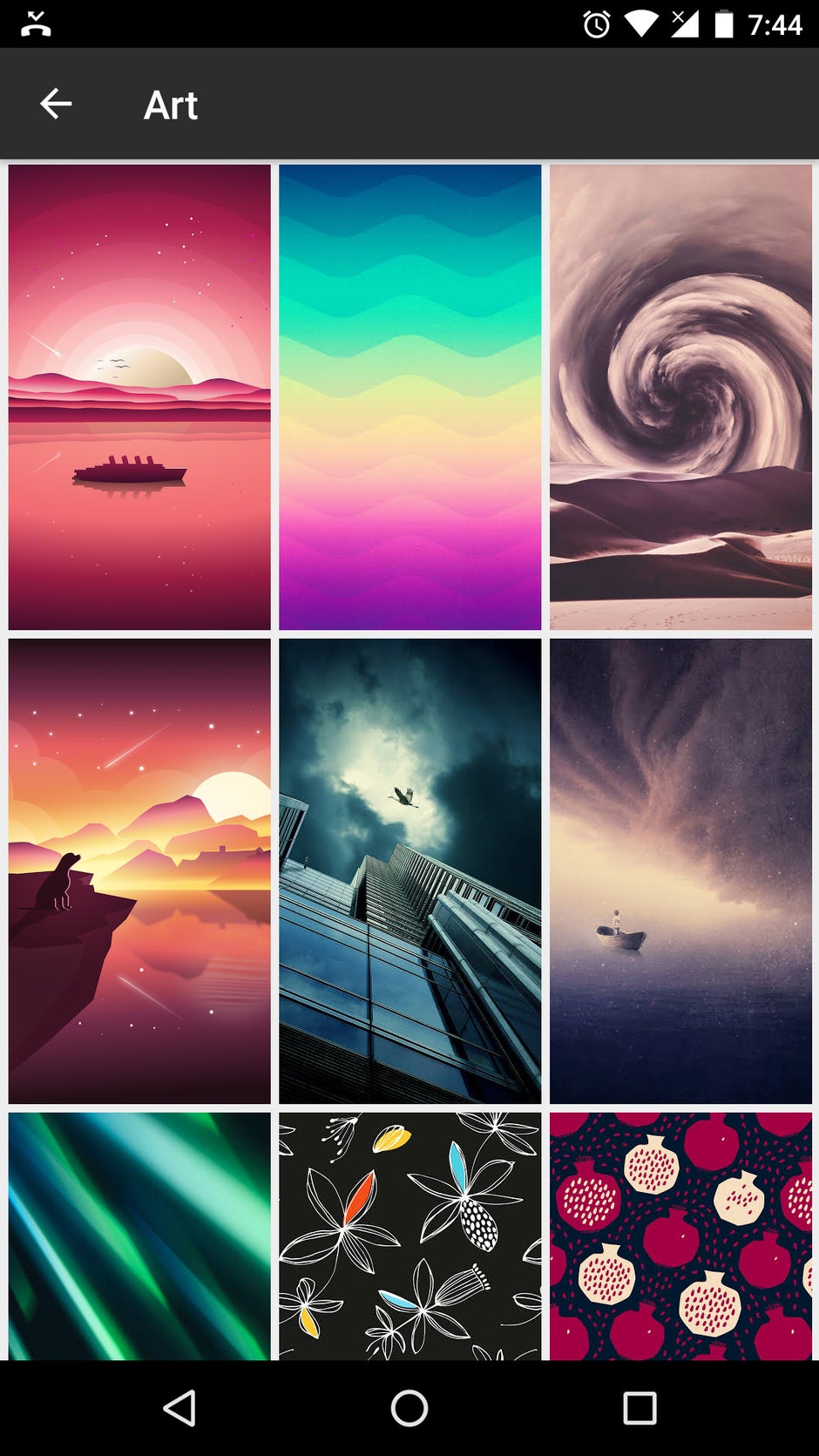 Google Wallpapers now offers new categories, more new wallpapers