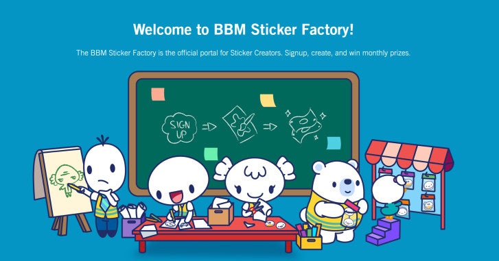 BlackBerry launches BBM Sticker Factory for artists who want to reach a wider audience