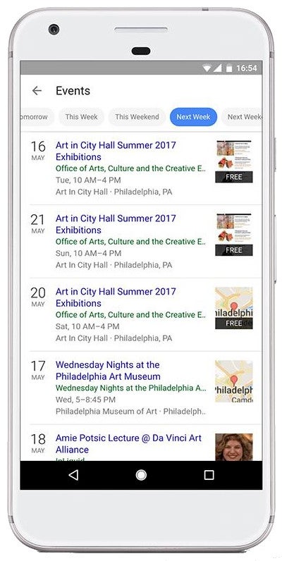 Google Search gets new “Events” feature on iOS devices
