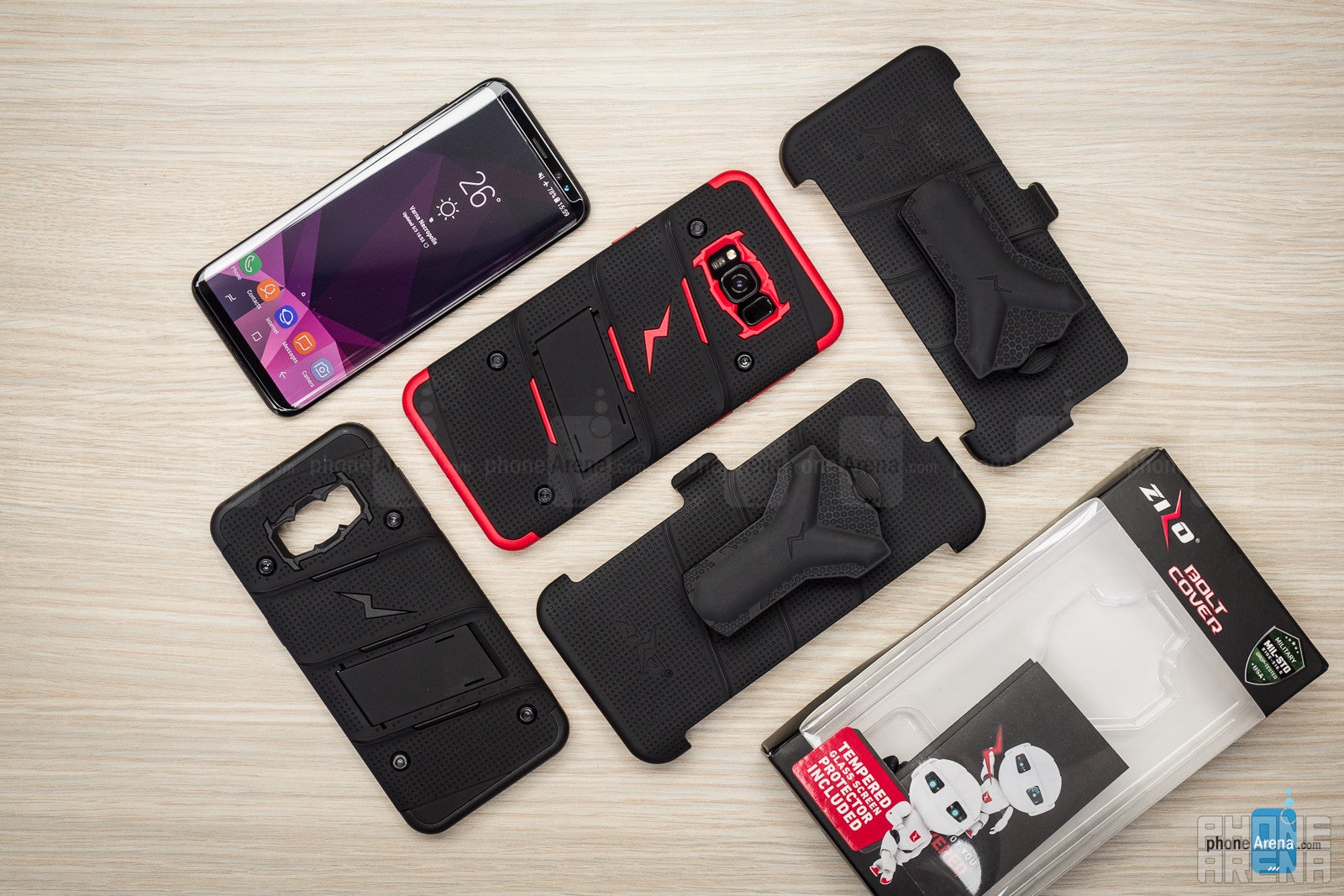 The Zizo Bolt provides all-round protection for your Galaxy S8 or S8+