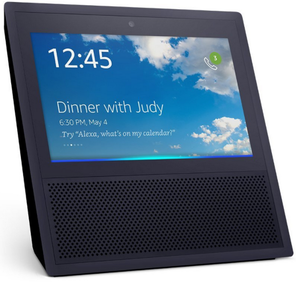 Apple&#039;s smart speaker will compete with the new Amazon Echo Show (pictured) - Kuo: Apple&#039;s Siri-powered smart speaker to be priced higher than the new Amazon Echo Show