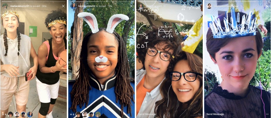 Instagram adds face filters, more creative tools