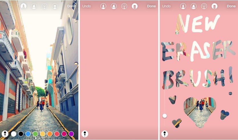 Instagram eraser brush - Instagram adds face filters, more creative tools