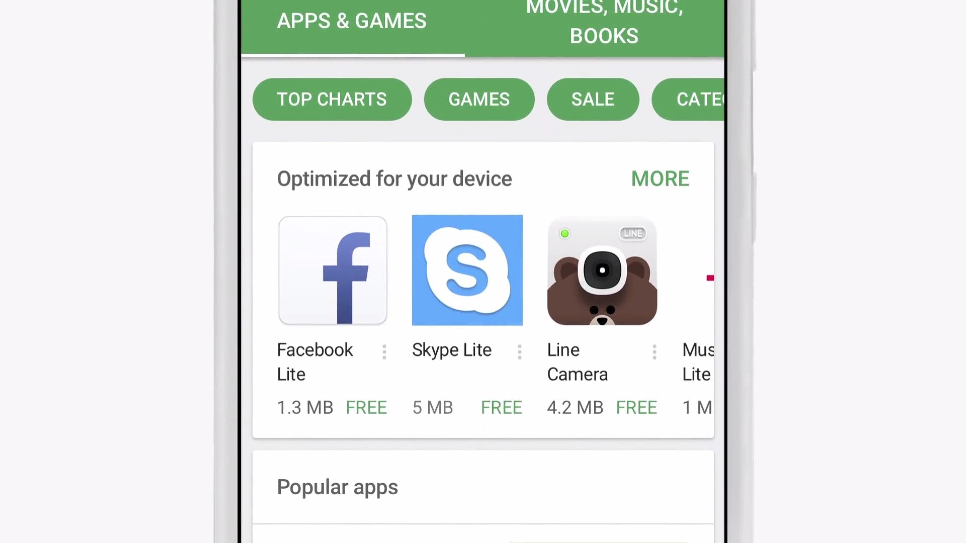 The new Play Store will show apps designed for low-end devices - Google announces Android Go, a new set of features and apps for low-end devices