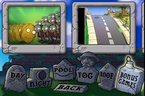 Plants vs. Zombies for the iPhone test