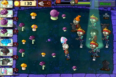 Plants vs. Zombies offers varied gameplay&nbsp;brimming with mini games - Plants vs. Zombies for the iPhone test