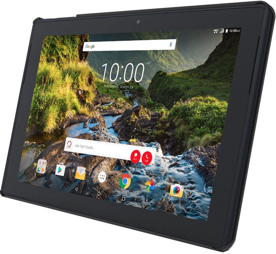 Render of the unannounced Verizon Ellipsis 10 HD - Render of Verizon Ellipsis 10 HD tablet surfaces