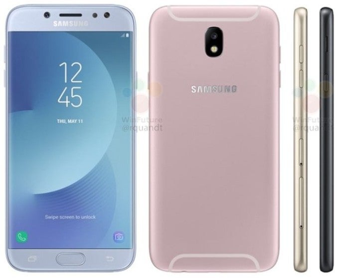 Latest Galaxy J7 (2017) render, courtesy of Roland Quand - Latest Samsung Galaxy J7 (2017) leak reveals interesting design and color variations